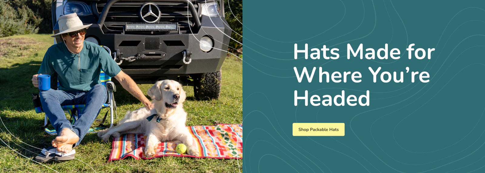 Hats Made for Where You're Headed banner